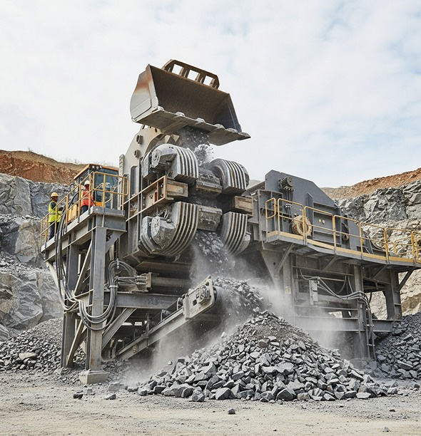 Primary Crushing (Jaw Crusher)